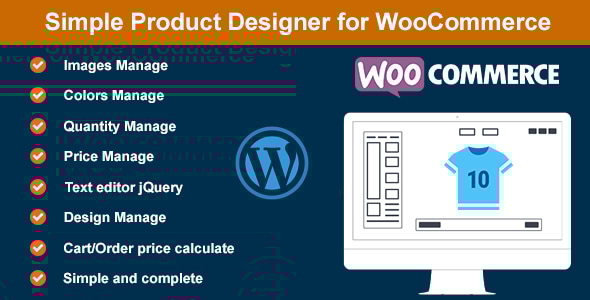 Simple Product Designer for WooCommerce - CodeCanyon Item for Sale