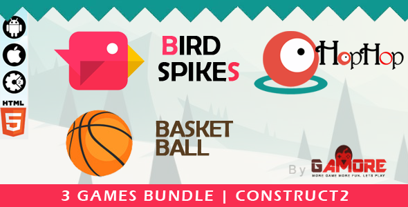 3 in 1 Construct 2 HTML5 Game Bundle - Construct2 CAPX - CodeCanyon Item for Sale
