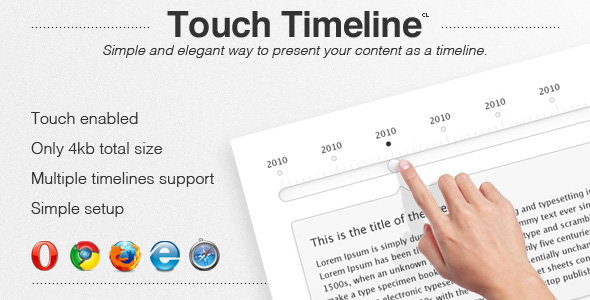 Touch Timeline - CodeCanyon Item for Sale