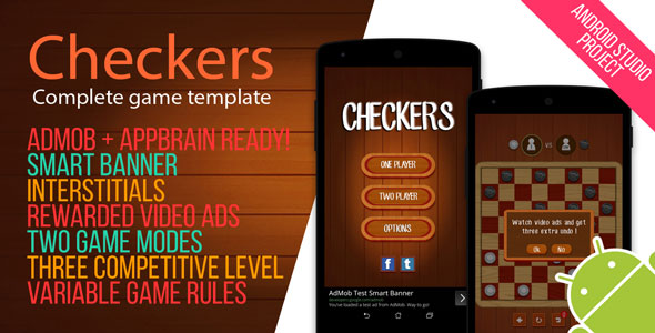 Android Checkers Game with Admob by lipandes | CodeCanyon