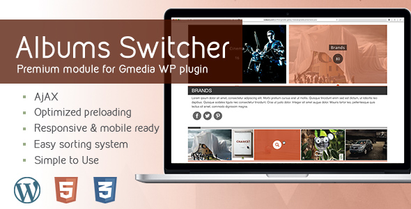 AlbumsSwitcher v1.5 | Gallery Module for Gmedia plugin - CodeCanyon Item for Sale