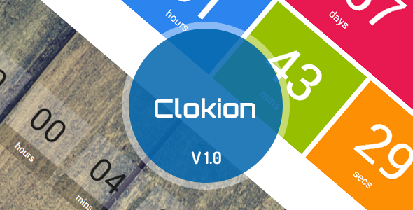 Clokion jQuery - Time Countdown and Countup - CodeCanyon Item for Sale