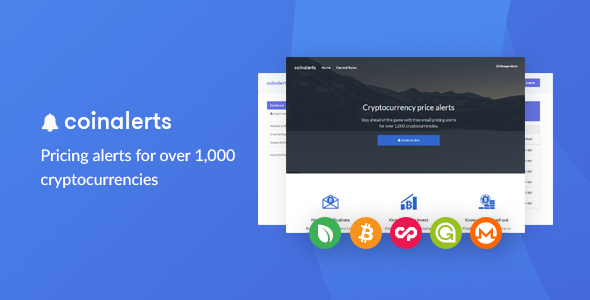 CoinAlerts - Price alerts for 1,000 Cryptocurrencies - CodeCanyon Item for Sale