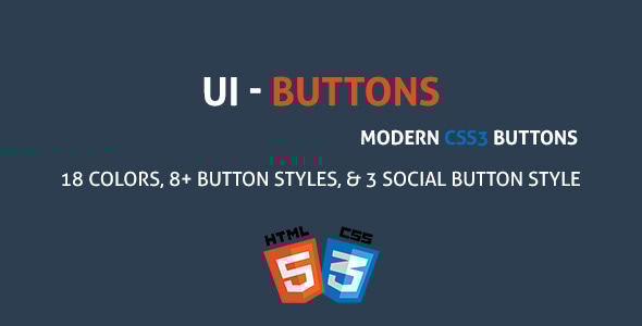 UIButton - A Modern CSS3 Buttons Collection - CodeCanyon Item for Sale