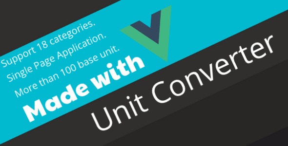 Unit Converter - The Most Comprehensive Unit Conversion Application - CodeCanyon Item for Sale