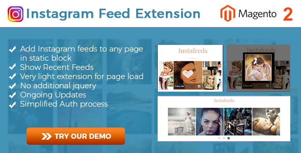 Magento 2 Instagram User Feed Widget - CodeCanyon Item for Sale