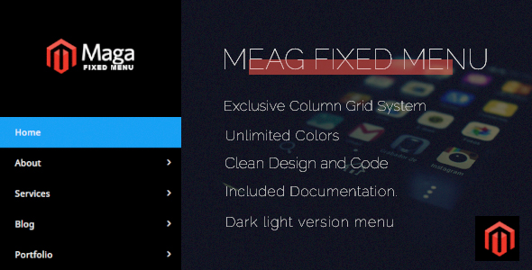 Maga Fixed Menu - CodeCanyon Item for Sale
