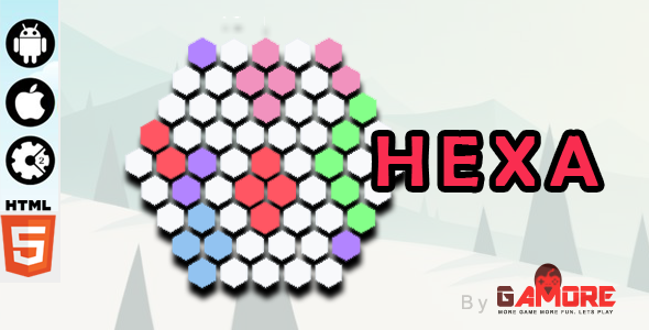 HEXA - HTML5 Game - Construct 2 CAPX ( Construct2 ) - CodeCanyon Item for Sale