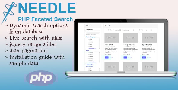 Needle - PHP Faceted Search - CodeCanyon Item for Sale