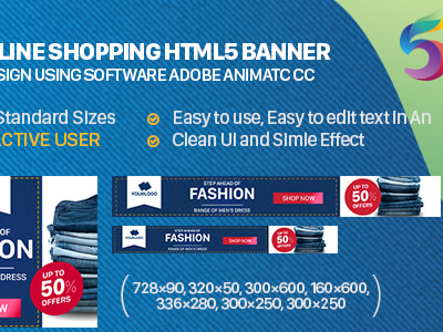 Online Shopping HTML5 Banner – INTERACTIVE USER by ads-template ...