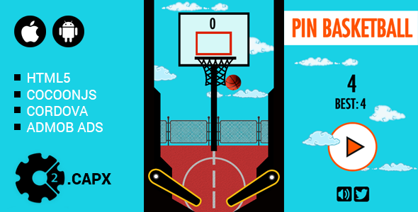 Pin Basketball - CodeCanyon Item for Sale