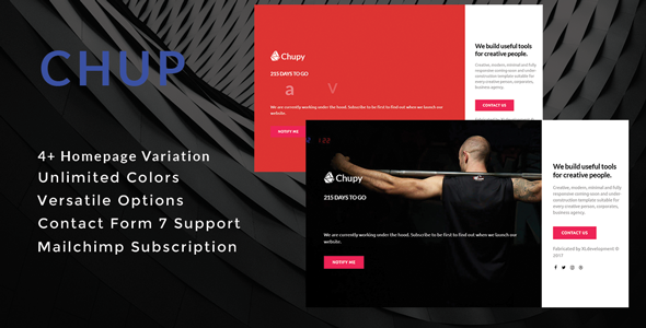 Chup Ultimate Coming soon Plugin - CodeCanyon Item for Sale