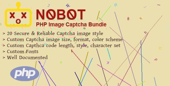 NoBot - PHP Image Captcha Bundle - CodeCanyon Item for Sale