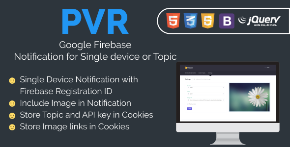 PVR Firebase Notification - CodeCanyon Item for Sale