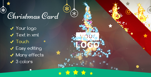 Christmas Card Magic Lights - CodeCanyon Item for Sale