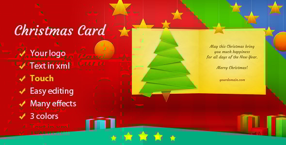 Christmas Card with Many Effects - CodeCanyon Item for Sale
