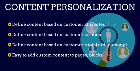 Magento 2 Content Personalization - CodeCanyon Item for Sale