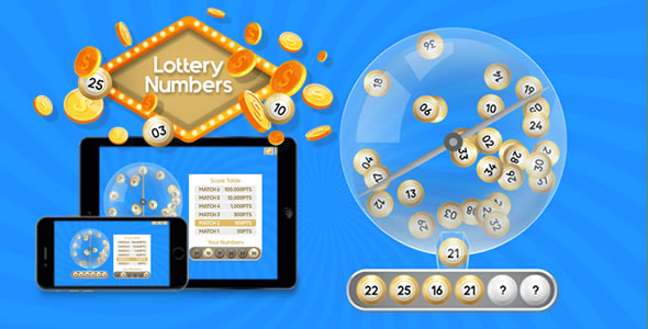 Lottery Numbers - HTML5 Game - CodeCanyon Item for Sale