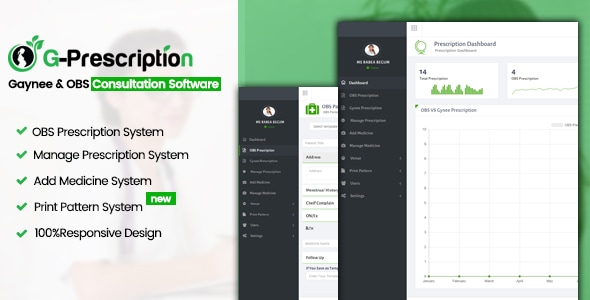 G - Prescription Gynaecology & OBS Consultation Software - CodeCanyon Item for Sale