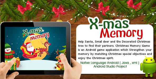 Christmas Memory Game - CodeCanyon Item for Sale