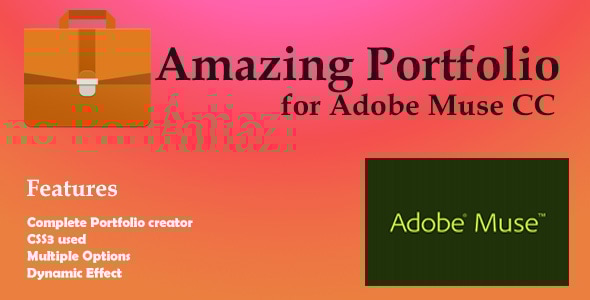 Amazing Porfolio for Adobe Muse - CodeCanyon Item for Sale