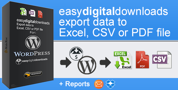 EasyDigitalDownloads Export - CodeCanyon Item for Sale