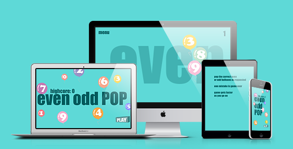 Math Game: Even Odd Pop - CodeCanyon Item for Sale