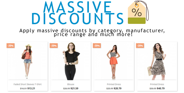 Prestashop Massive Discounts - CodeCanyon Item for Sale