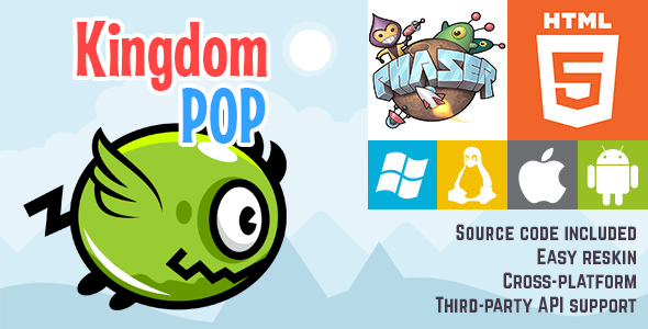 Kingdom Pop - HTML5 Game - Phaser - CodeCanyon Item for Sale