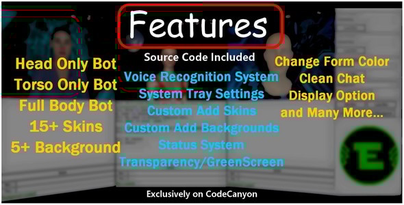 Artificial Intelligence 3D Chatbot - CodeCanyon Item for Sale