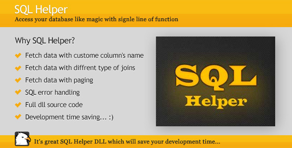 SQL Helper - CodeCanyon Item for Sale