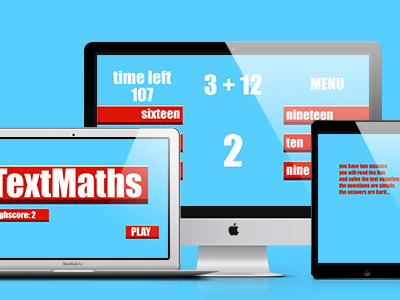 Math Game: Text Maths by Sparximer | CodeCanyon