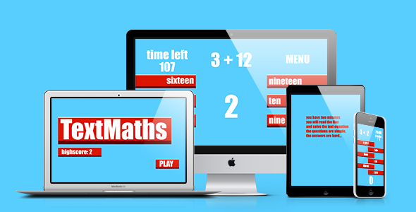 Math Game: Text Maths - CodeCanyon Item for Sale