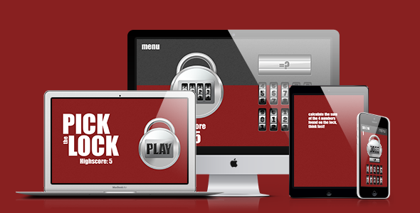 Math Game: Pick The Lock - CodeCanyon Item for Sale
