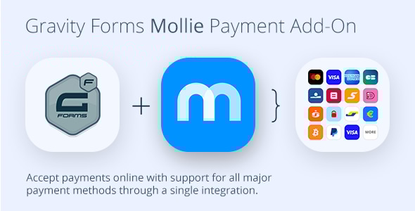 Gravity Forms Mollie Payment Add-On - CodeCanyon Item for Sale