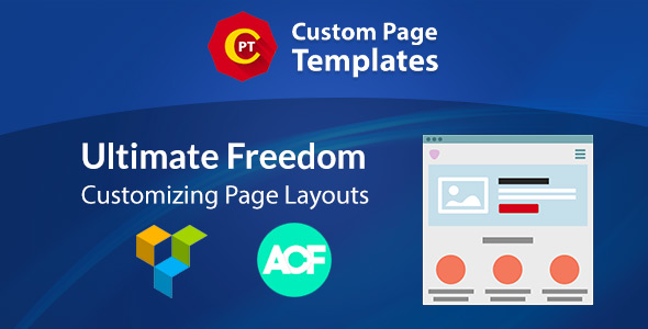 Custom Page Templates: New Way of Creating Custom Templates in WordPress - CodeCanyon Item for Sale