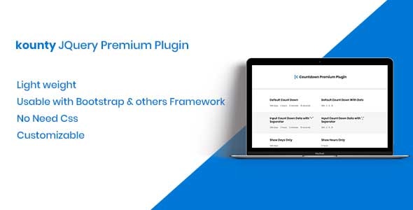 kounty - jQuery Countdown Plugin - CodeCanyon Item for Sale