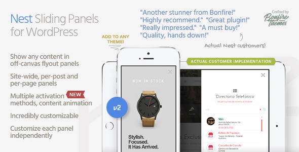 Nest - Flyout Sliding Panels for WordPress - CodeCanyon Item for Sale