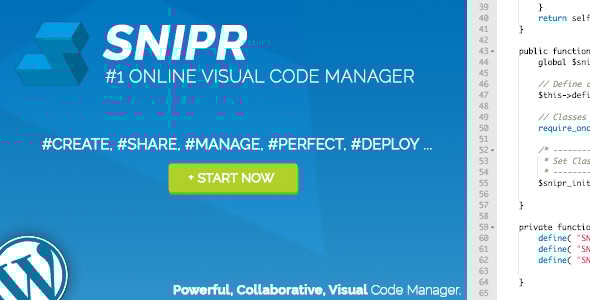 WP Snipr - Collaborative Code Editor - CodeCanyon Item for Sale