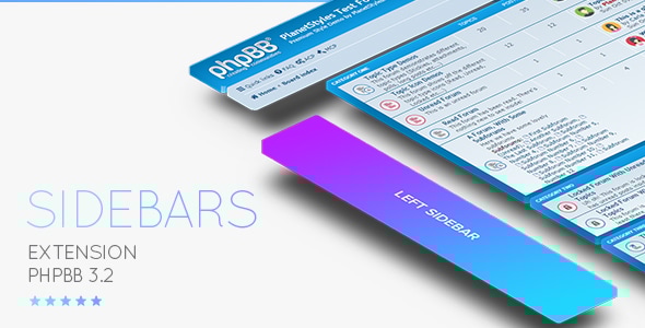 phpBB 3.2 / 3.3 Sidebar Extension - Responsive - CodeCanyon Item for Sale