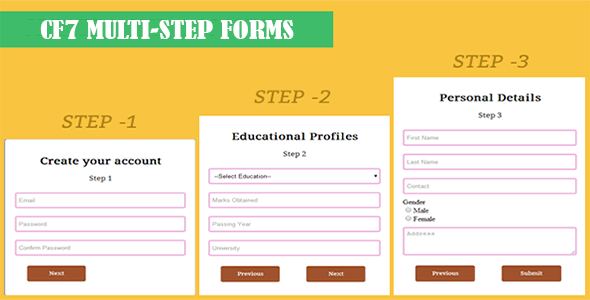 Contact Form 7 - CF7 Multi-Step Forms - CodeCanyon Item for Sale