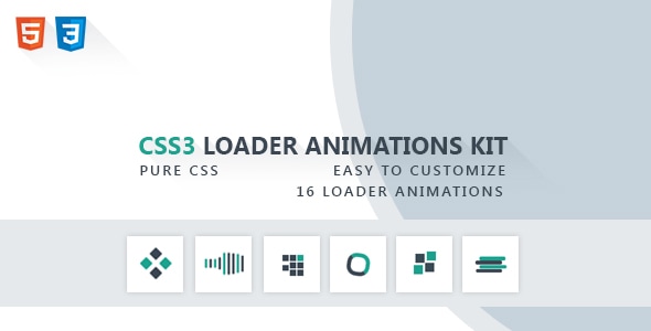 CSS3 Loader Animations Kit - CodeCanyon Item for Sale