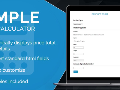 Simple Price Calculator by Premiumbizthemes | CodeCanyon
