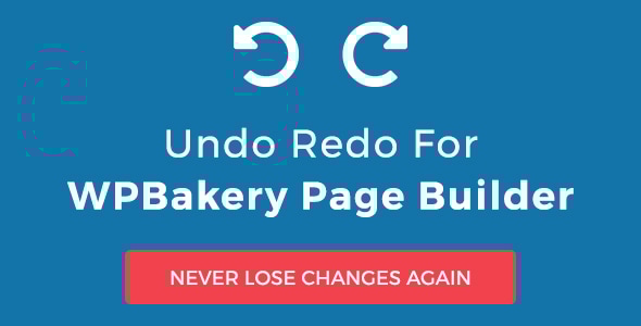 Undo Redo for WPBakery Page Builder - CodeCanyon Item for Sale