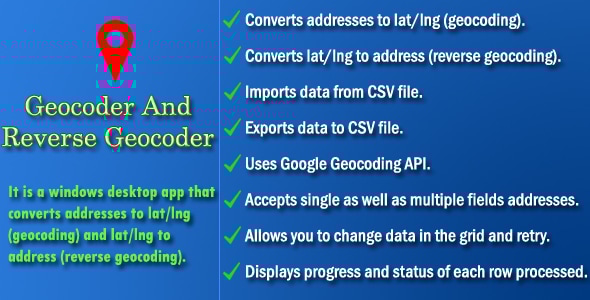 Geocoder and Reverse Geocoder - CodeCanyon Item for Sale