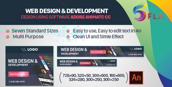 Web Design & Development HTML 5 Banners Animated - CodeCanyon Item for Sale