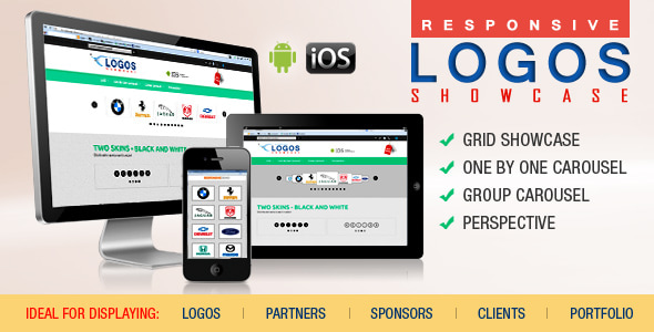Logos Showcase Pro - Grid - Carousel - Perspective - CodeCanyon Item for Sale