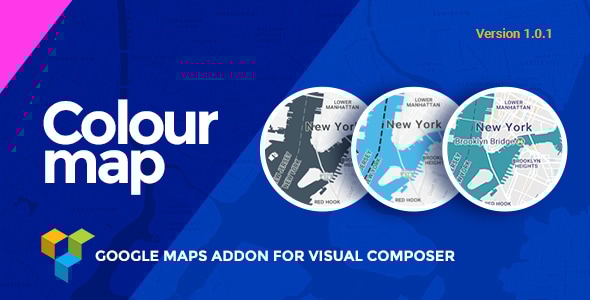 Colour Map | Google Maps addon for Visual Composer - CodeCanyon Item for Sale