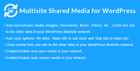 Multisite Shared Media for WordPress - CodeCanyon Item for Sale