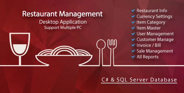 Easy Restaurant Management System & All Reports with full source code ...